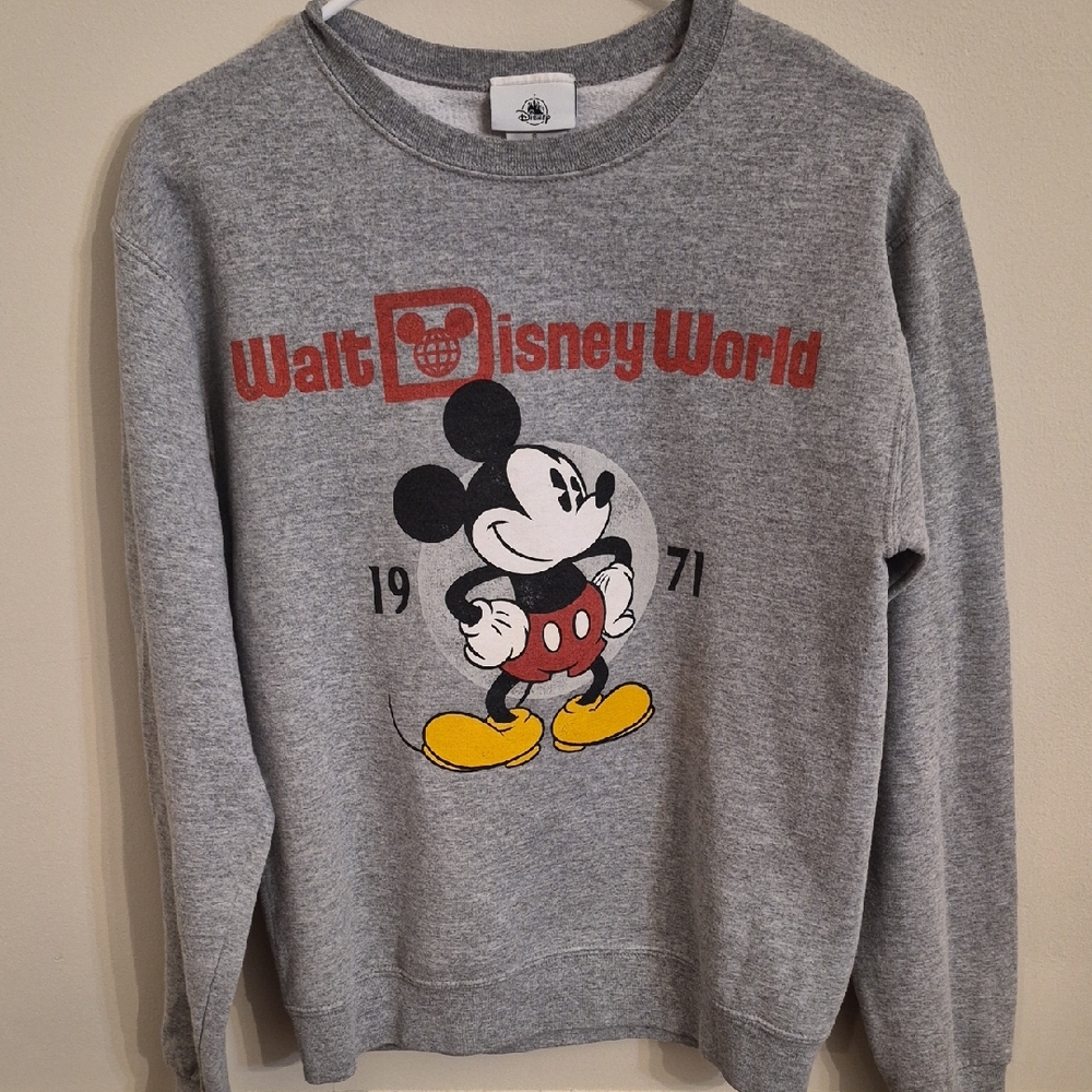 Disney Mickey 1971 Gray Sweatshirt